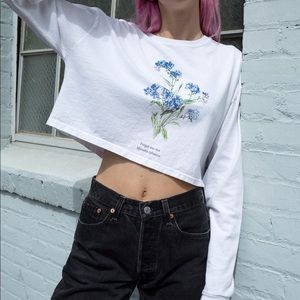 Brandy Melville Forget me Not long sleeve